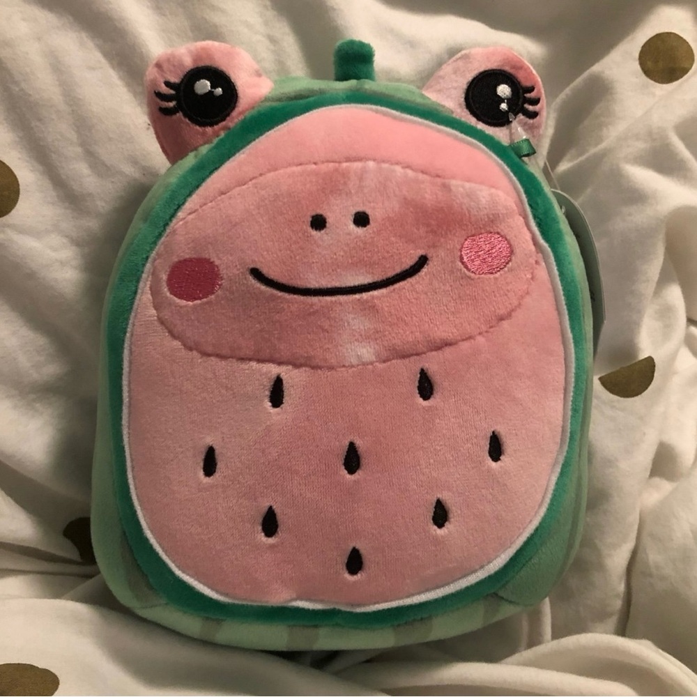 Custom Squishmallows Wilhelmina the Watermelon Frog 7” Stuffed Plush